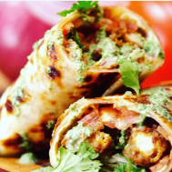 Chicken Cheese Kabab Roll